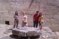 A group photo in Diocletian's Palace (Split)