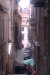 One of small streets in old town (Dubrovnik)