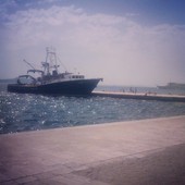 The sea in Zadar
